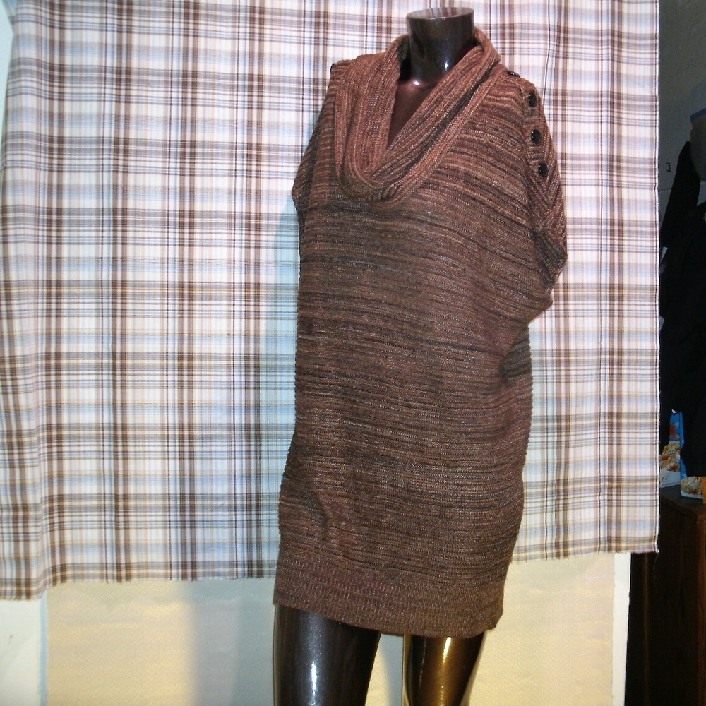 🥊#259 DressBarn Espresso Sweater Dress